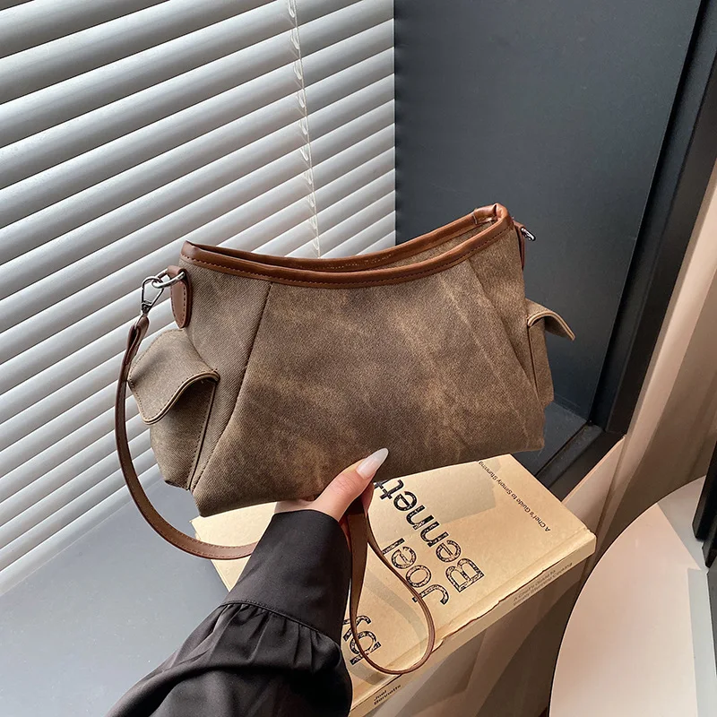 

2025 Autumn Winter Korean Style Shoulder Bag, PU Leather Multi-way Crossbody Purse, Casual Fashion Handbag for Daily Use Dating​