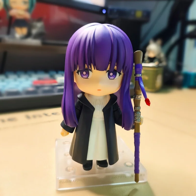 New 4 Inch Anime Q Version Action Frieren Feilun Cartoon Figure Movable Model Doll Set Toy Collection Ornaments Birthday Gifts
