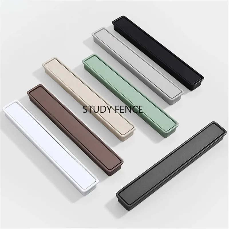 

1pc Zinc Alloy Modern Handle Embedded Handle Furniture Handle Drawer/cabinet/cupboard Handles Household Hardware Accessories