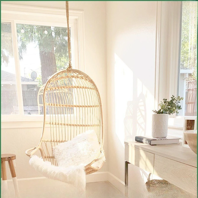 الترفيه B & B منتجع الرياح صحيح الروطان كرسي معلق كسول شرفة غرفة نوم كرسي الروطان كرسي متأرجح غرفة المعيشة قفص العصافير سوينغ