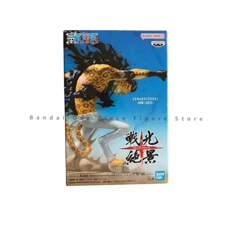 In Stock Original Bandai BANPRESTO WCF Rob Lucci Action Figures Animation Toys Gifts Model Genuine Collector Anime Hobby