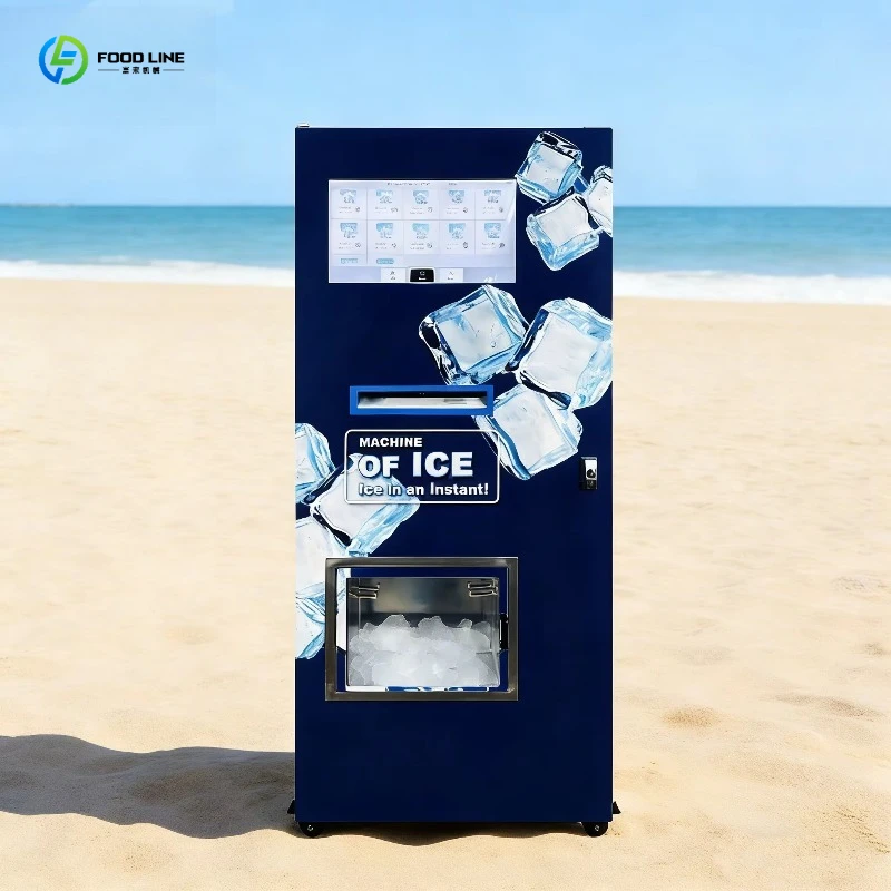 Ice Vending Machine Ice Tube Vending Machine Snow Flakes Ice Vending Machine Fl Customized