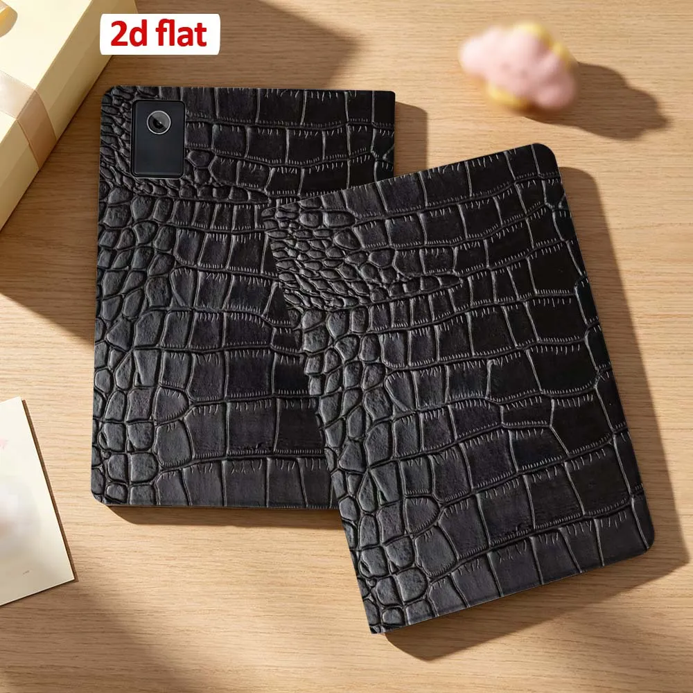 

Black Crocodile Skin Pattern For Lenovo Xiaoxin Pad 11 P11 P12 Gen 2 Pro Plus Idea Tab GT 5G Pen Tray Tablet Case