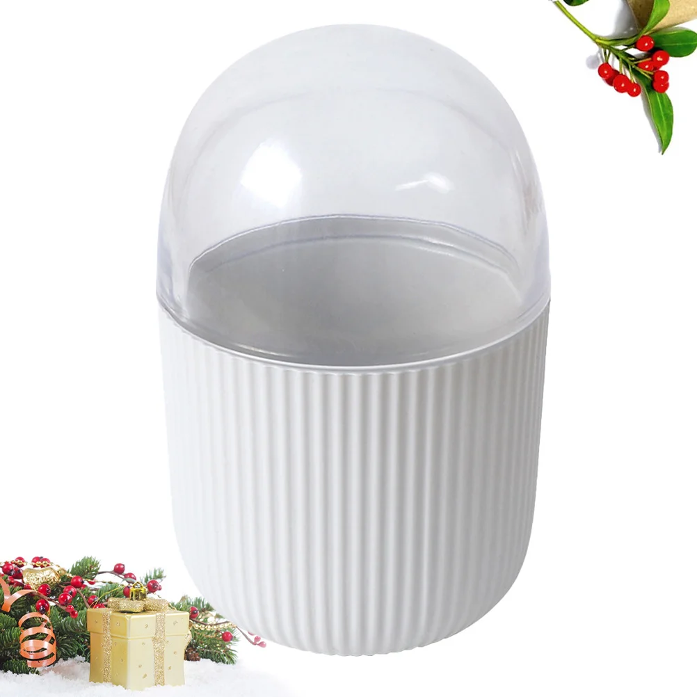 

Swabs Holder White Jars Makeup Cotton Box Storage Organizer Apothecary Jar For Home Bathroom