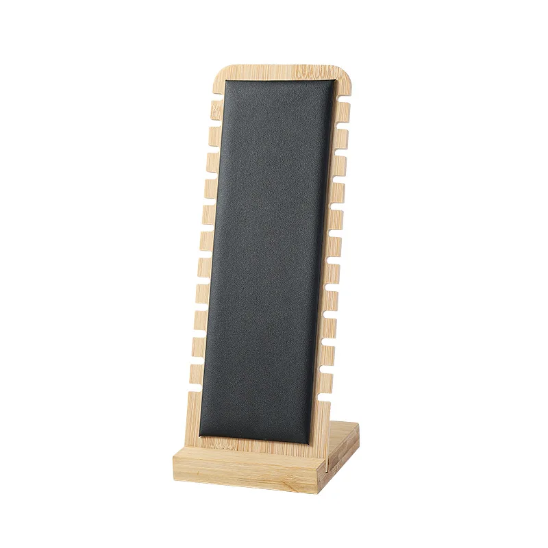 Necklace Display Stand, Velvet Soft Mat Multiple Jewelry Pendant Holder, Tabletop Necklace Bracelets Chain Organizer view 5