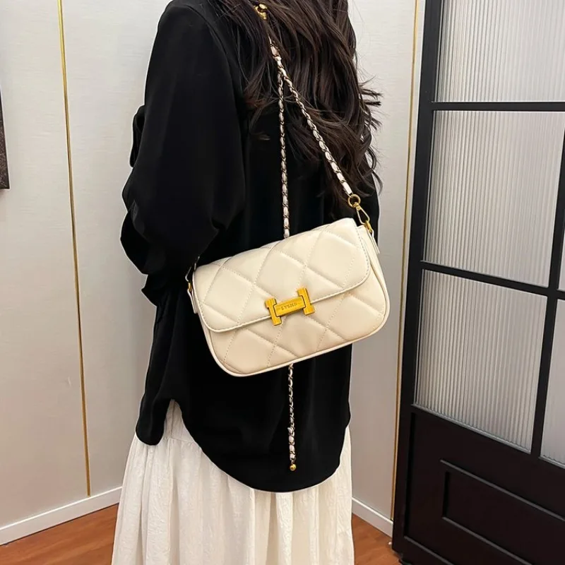 

Женская сумка для женщин, стильная и портативная сумка на плечо для подмышек, студенческая сумка через плечо в кампусном стиле, модная