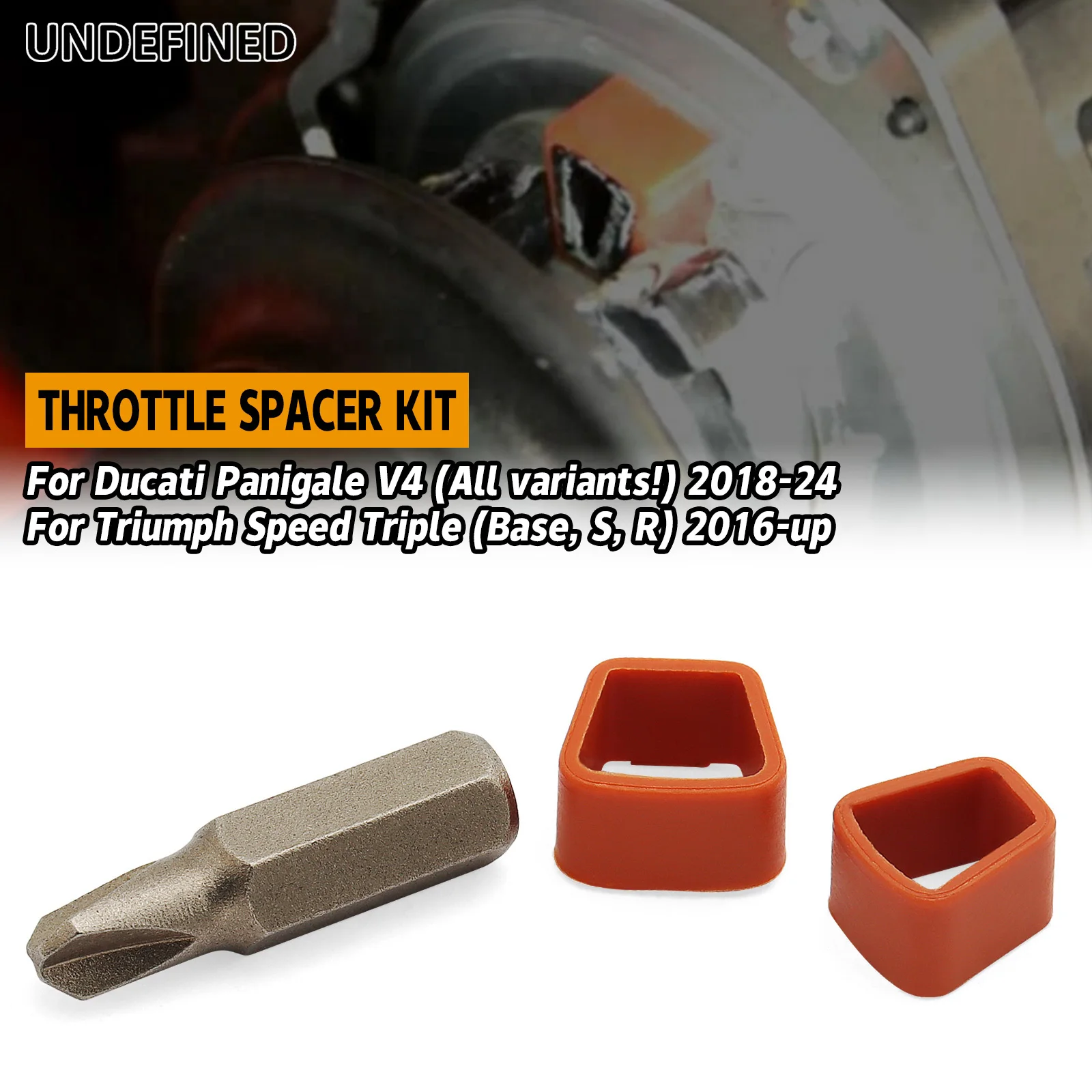 Throttle Spacer Kit For Ducati Panigale V4/V2 Monster Streetfighter Diavel XDiavel Scrambler Hypermotard Multistrada Supersport