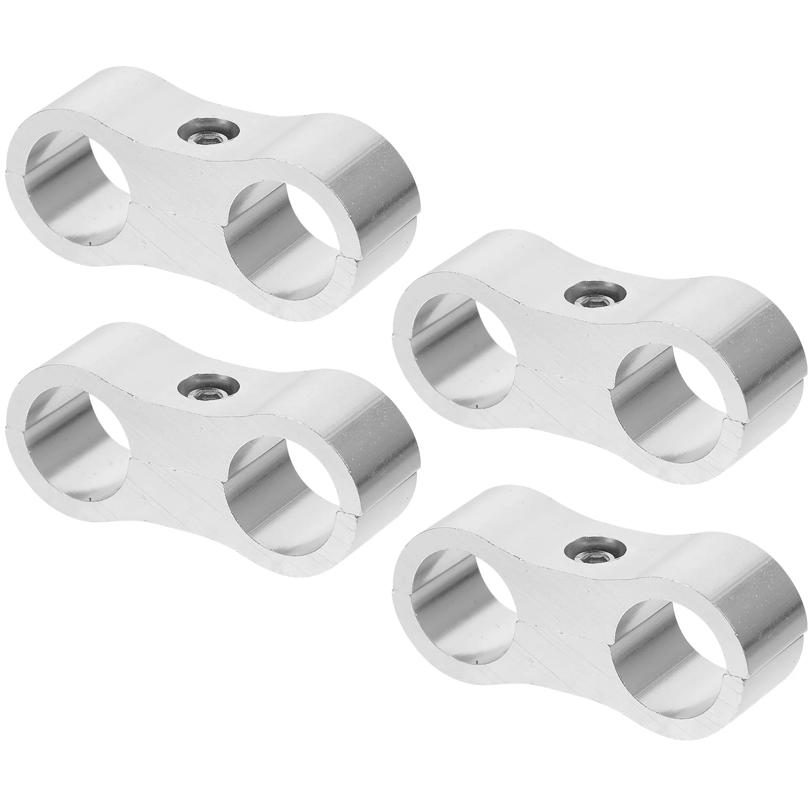 

4Pcs Aluminum Alloy Hose Separator Clamp An6 Fuel Line Mounting Easy Install Quick Disassemble Hose Separator Clamp