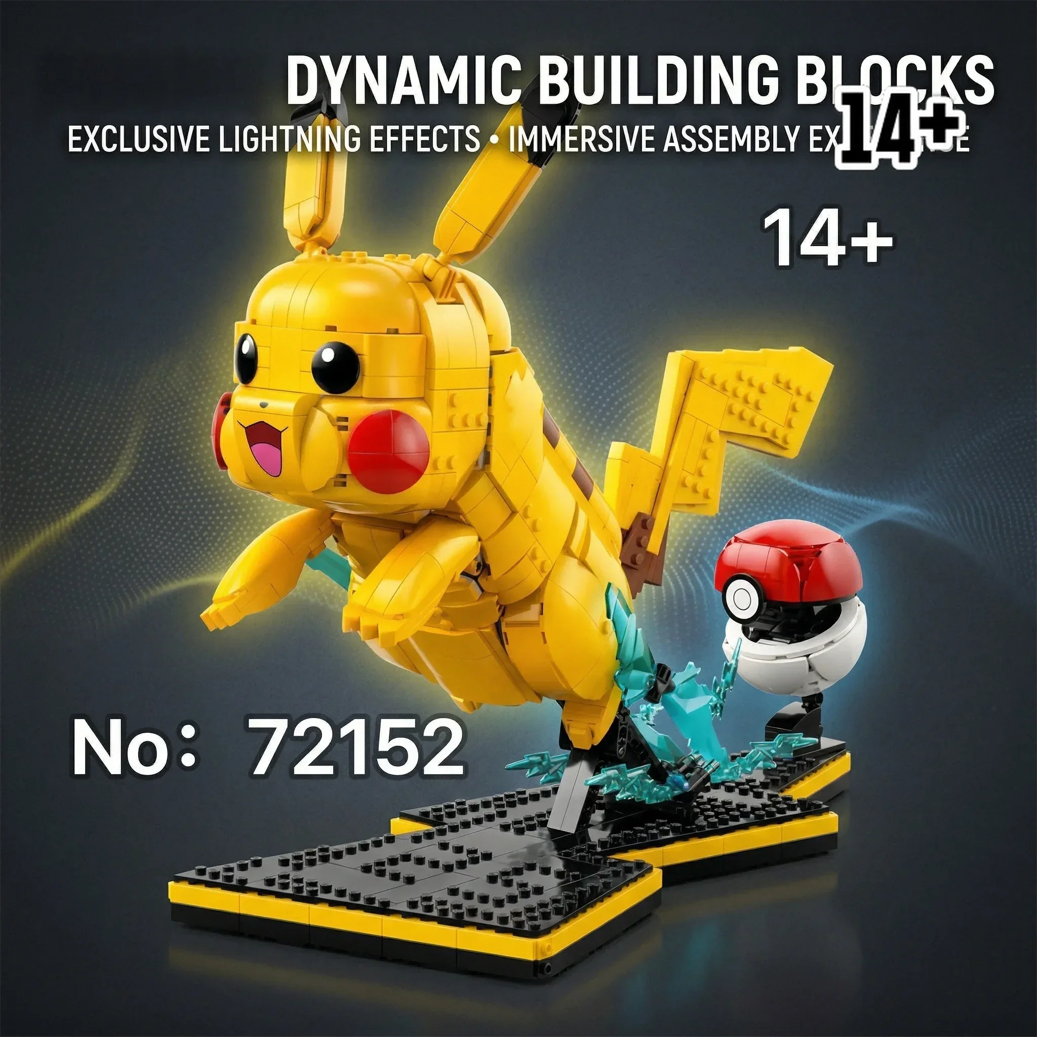 

Строительные блоки Disney Avail 72152 Pika, модель волшебной мыши, подарок на день рождения для детей, для празднования