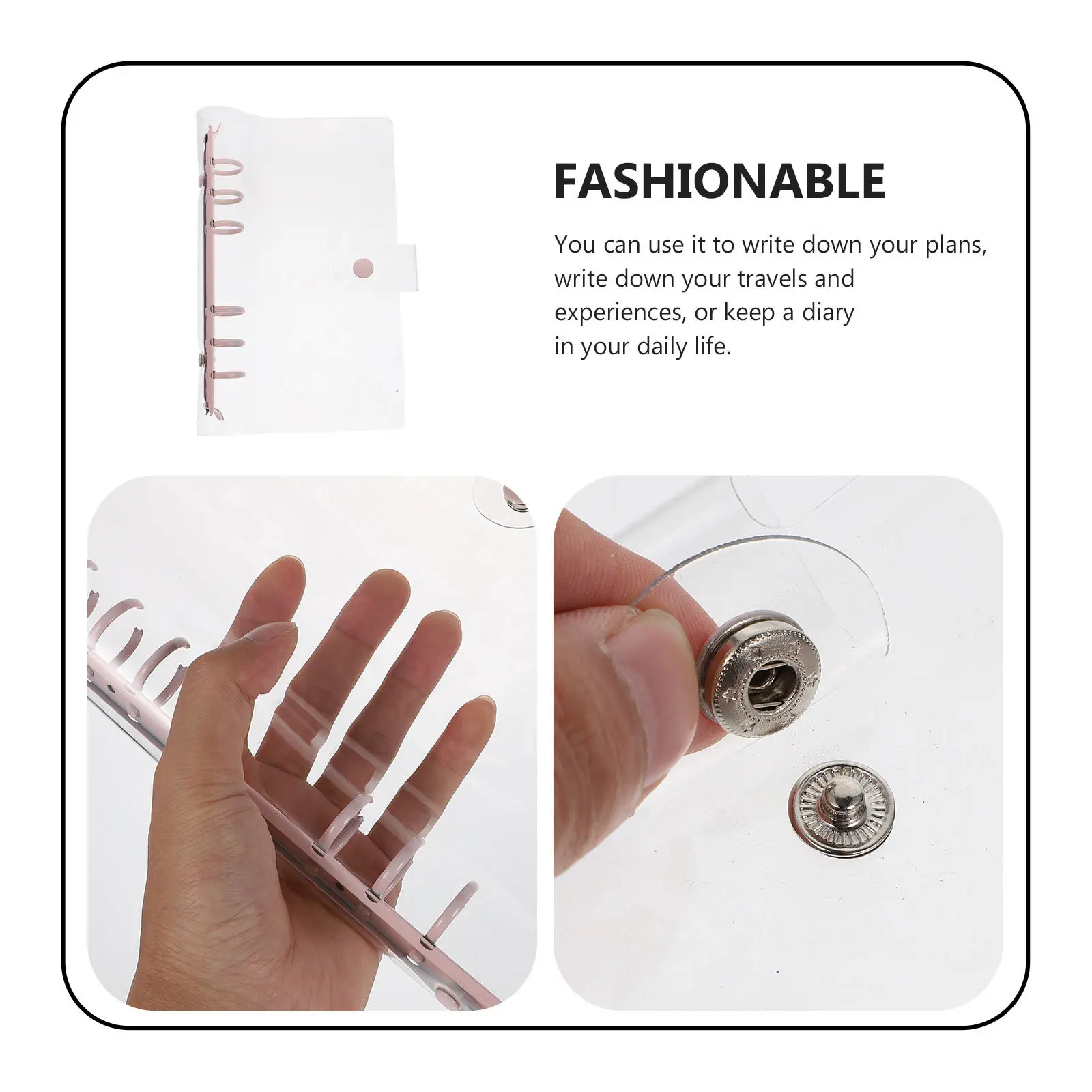 

1 шт. прозрачная папка-скоросшиватель из ПВХ для студентов, офиса, путешествий, ежедневного планирования, органайзер, держатель для файлов, скрапбук