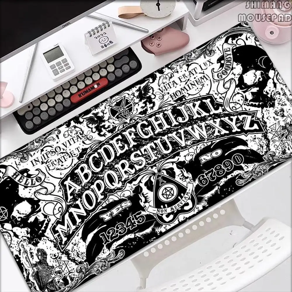 

Mousepad HD Home XXL Desk Mats Keyboard Pad Ouija Gothic Soft Gamer Natural Rubber Office Anti-slip Mice Pad Table Mat