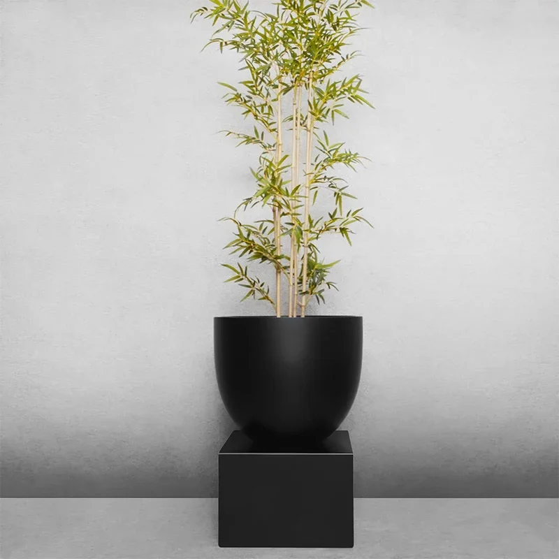 CX Modern Chinese Floor-to-ceiling FRP Large Vase Sales Office Model Room Flower Pot