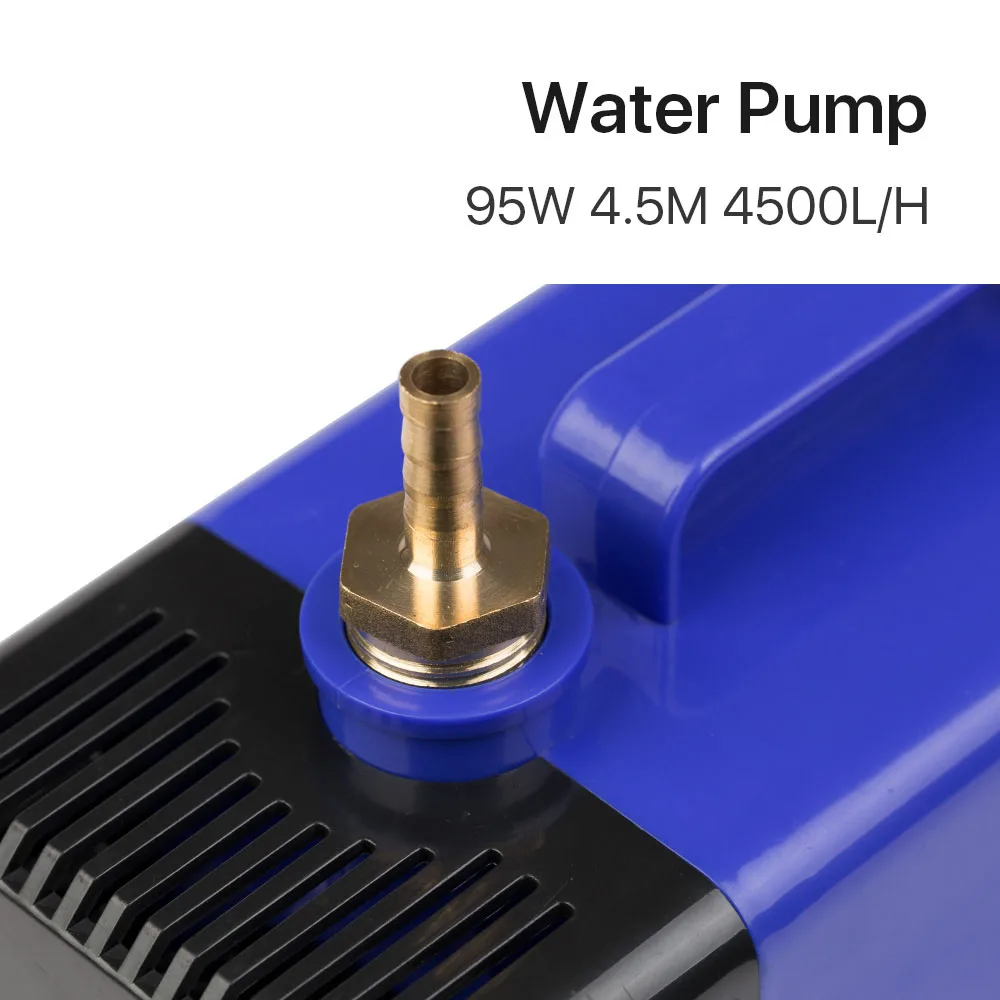 Pompa dell'acqua sommergibile CNC 95W 4.5M 4500L/H IPX8 220V per macchina da taglio per incisione Laser CO2