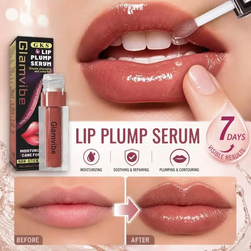 Nstant Lip Plumper Serum 3D Volumizing Gloss Deep Hydrating Lip Care Oil Reduce Fine Lines Repair Dry Cracked Lips Cosmetics