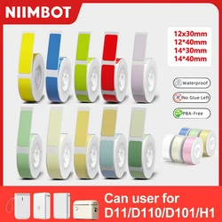 Niimbot  D101 D11 D110 Color Sticker Thermal Label Tag Waterproof Anti-Oil For Mini Portable Printer for mobile