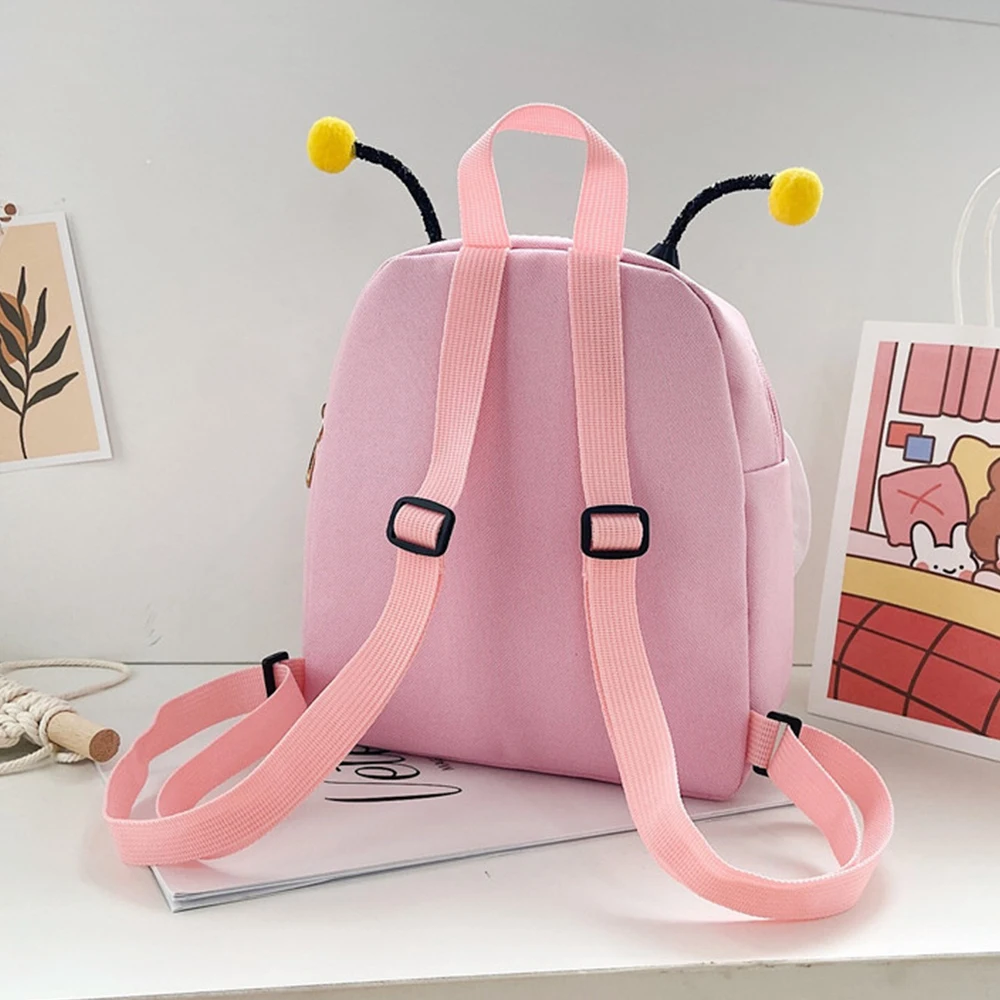 SYZM-mochila bonita con forma de abeja para niños, morral llamativo de dibujos animados para bebés, bolsos para niños y niñas, mochila escolar para guardería