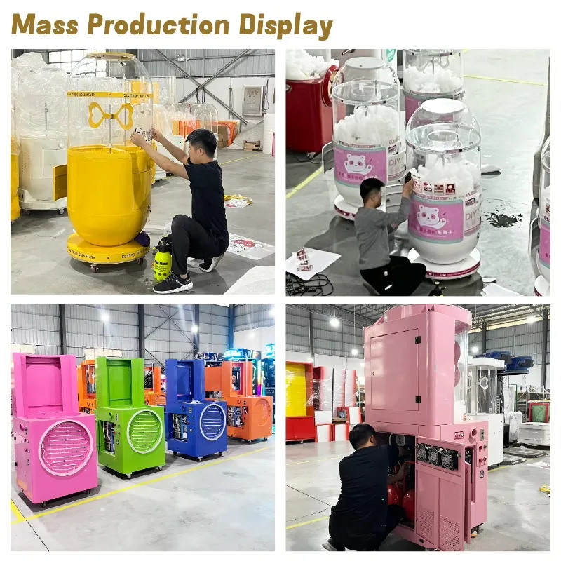 2026 New FL wholesale  Plush Toy Stuffing Machine 50L Air Compressor  Motor Semi-Automatic Teddy Filling 110/220V Customized
