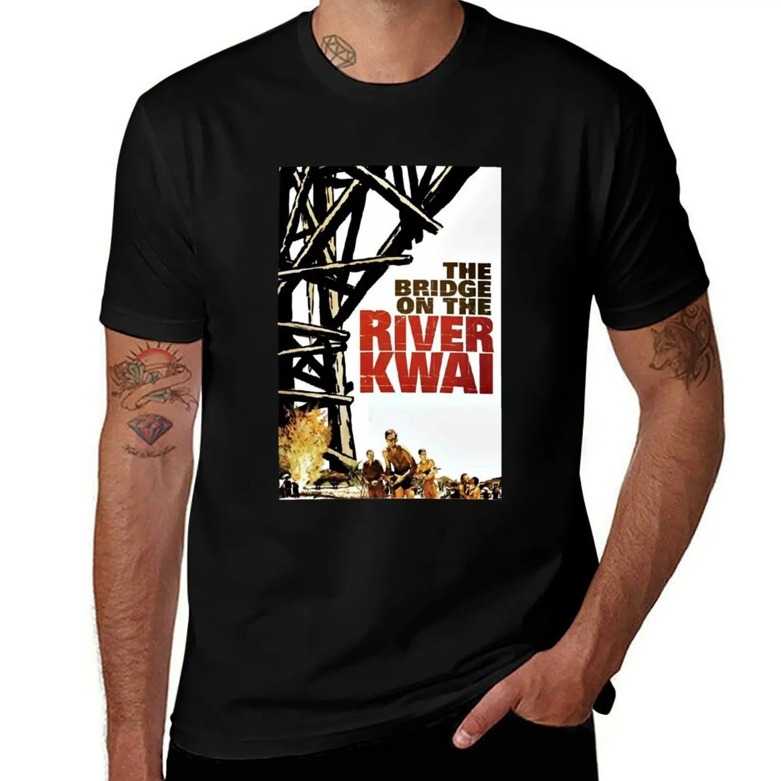 

The Bridge on the River Kwai by David Lean Movie T-Shirt men t shirt cotton 100% cotton t shirt pack