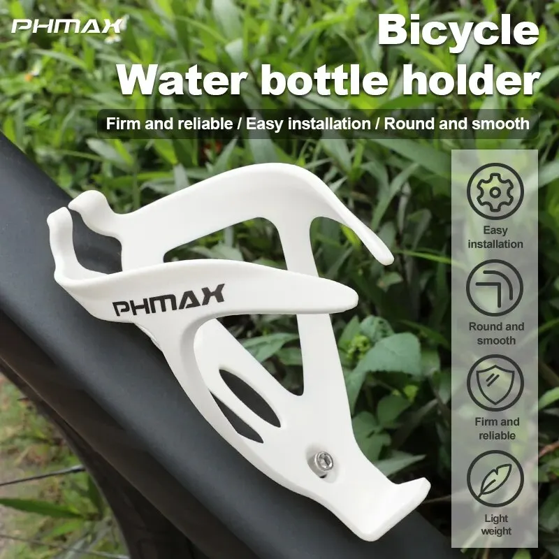 PHMAX Bicycle Water Bottle Holder MTB Road Bike Lightweight Bottle Cage Mount Cycling Triathlon Cup Holder Accessories