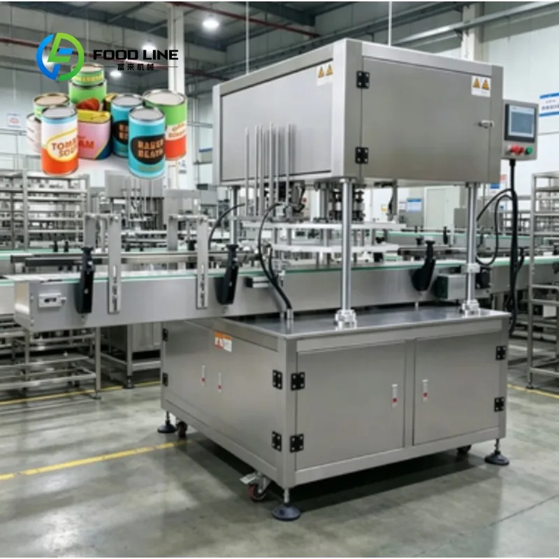 Custom Plastic Can Sealing Cups & Lids Automatic Filling and Sealing Machine Efficient Can Closing for Food Packaging
