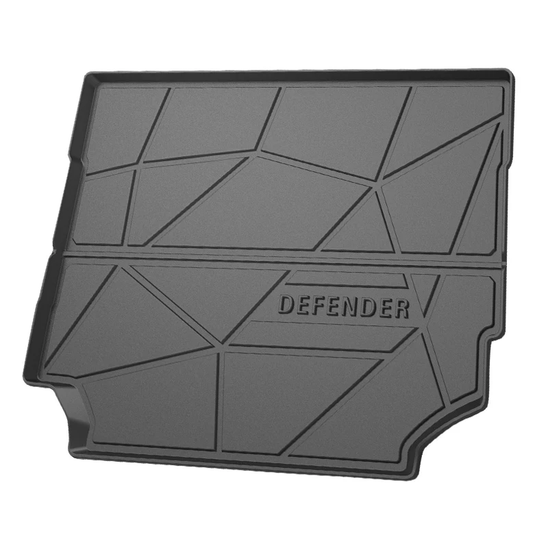 For Land Rover Defender 110 2020 2021 2022 2023 New Floor Mats 3D All-Weather Floor Mats Car Floor Liners Trunk Mats