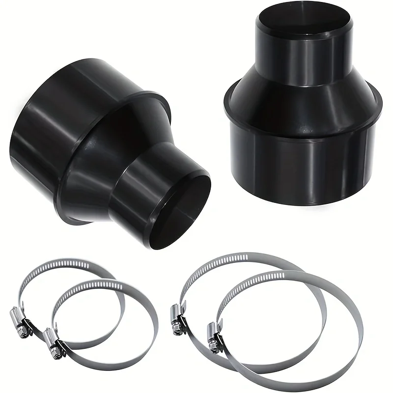 

4-inch (approximately 10.2 cm) hose to 2-1/2-inch (approximately 6.3 cm) dust collection hose cone reducer attachment