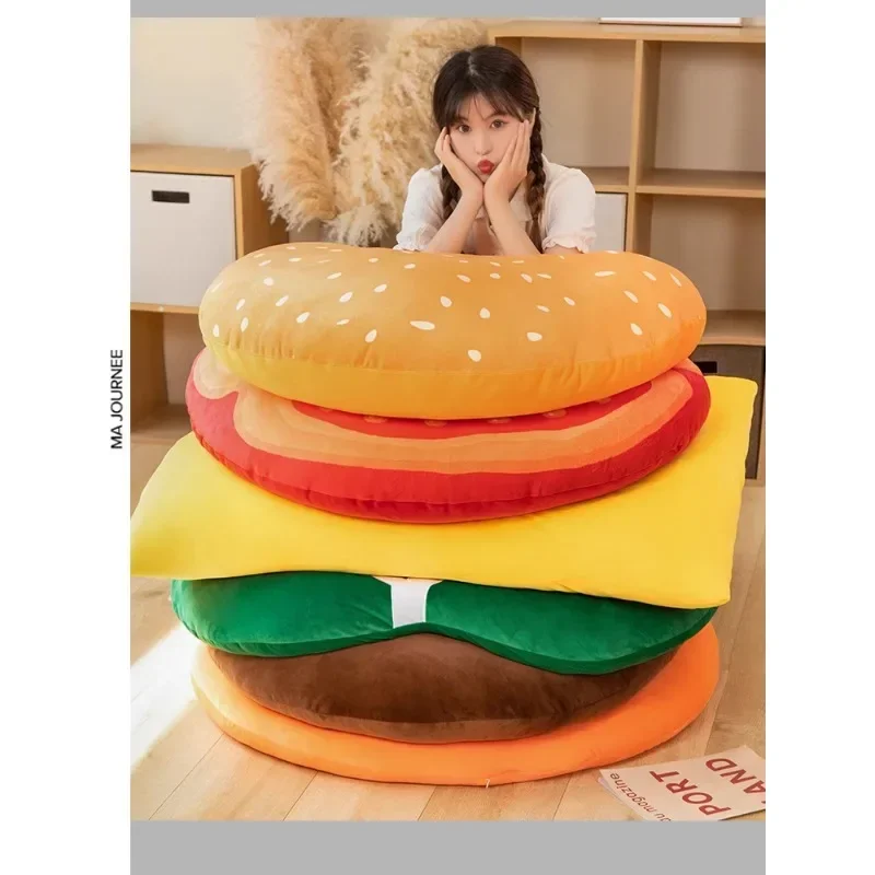 

-Giant Hamburg Sofa Cushion Creative Large Pillow Cushion Plush Tatami Cushion Bed Waist Protection Pillow Doll