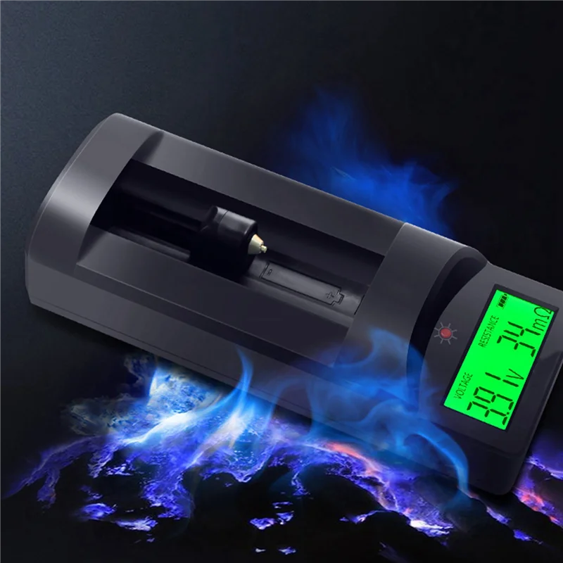 ABRW-2X display digital testador de resistência interna de tensão da bateria 0-999mΩ universal 18650 bateria de lítio detecção aa
