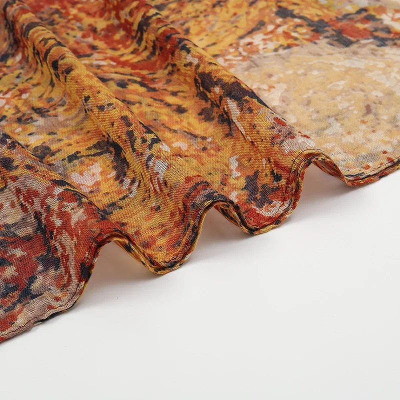 2024 موضة كبيرة أومبير البتلة الأزهار وشاح فسكوزي سيدة طباعة لينة الفوال شالات ويلتف الباشمينا فولاردز مسلم الحجاب 180*85 سنتيمتر