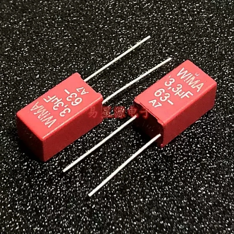 capacitor-de-Audio-wima-63v335-3u3-mks2-importado-novo-33uf-63v