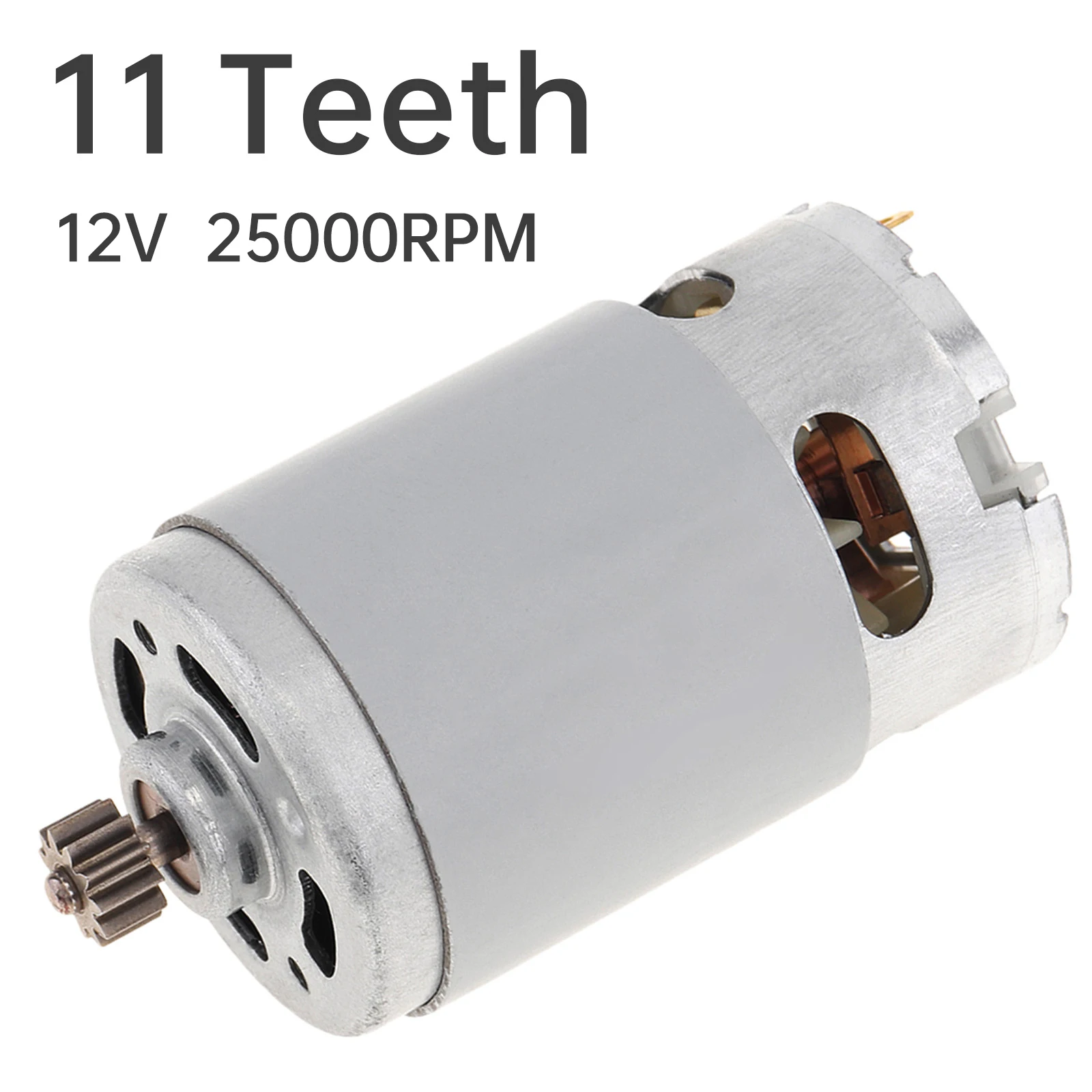 RS550 DC Motor 11Teeth 12V 25000RPM High Speed Micro Motor for Cordless Drill/Electric Drill/Electric Screwdriver,RS550 DC Motor