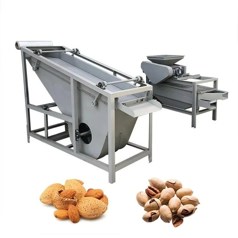 Multi-Function Nut Dehulling Line Customized Macadamia Sheller Palm Kernel Separator Almond Hazelnut Cracker Best Seller