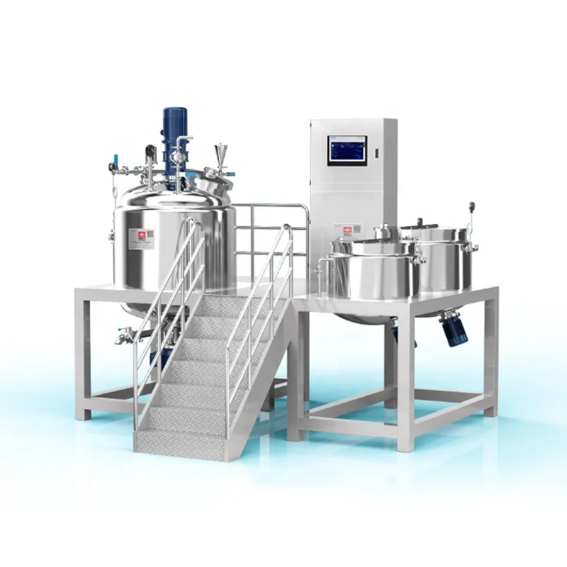 Homogénéisateur émulsifiant mélangeur scellé sous vide mélangeur sous vide émulsifiant pour homogénéisateur cosmétique