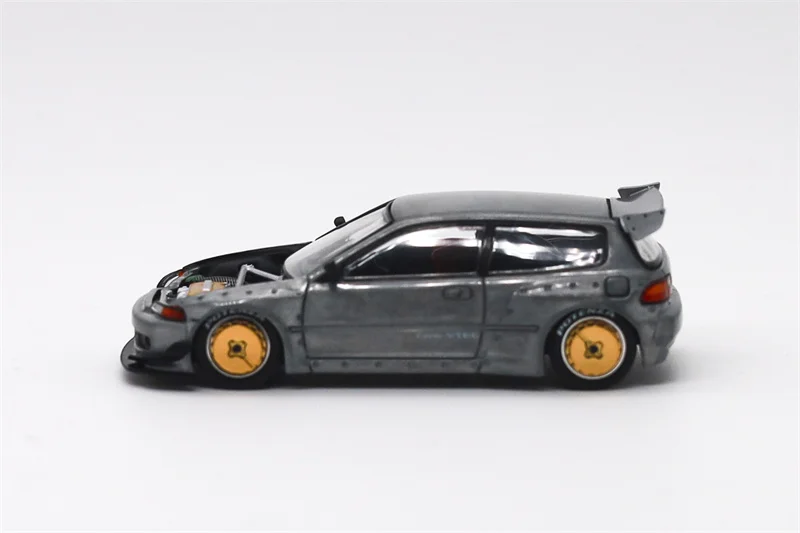 

1:64 Pandem Civic EG6 Raw Metal Diecast Collector's Vehicle Model Car