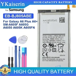 Kikiss EB-BJ805ABE 3500Mah Battery For Samsung Galaxy Plus A6+ A6plus A6 + SM-A605F A605G A6050 A605K A605FN A605GN