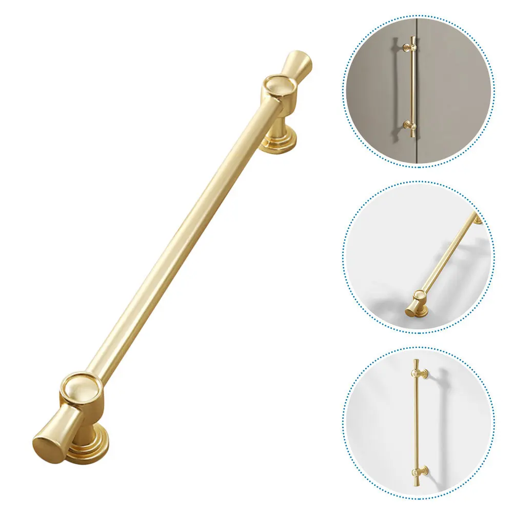 

Cabinet Door Pull Zinc Alloy Decorative Furniture Handle Simple Design for Drawers Wardrobes Closets Cupboards