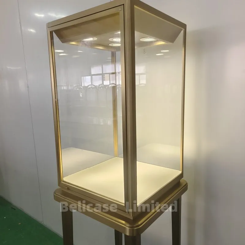 (Customized) customize glass jewelry display retail shop jewellery shop furniture luxury jewelry cabinet display showcase