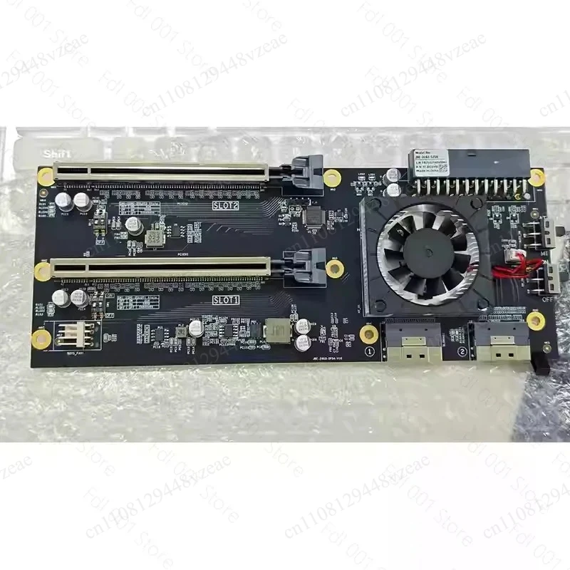 Pass-through X8x8 Expansion PEX8749PCIe3.0x16x16ATX Power Supply Double-wide Dual-slot Graphics Card Holder
