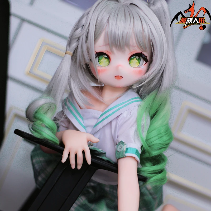 دمية MOZUDOL واقعية من السيليكون على شكل شخصية جينشين ناهيد ورقة صغيرة ناعمة حقيقية مع هيكل عظمي معدني مفاصل