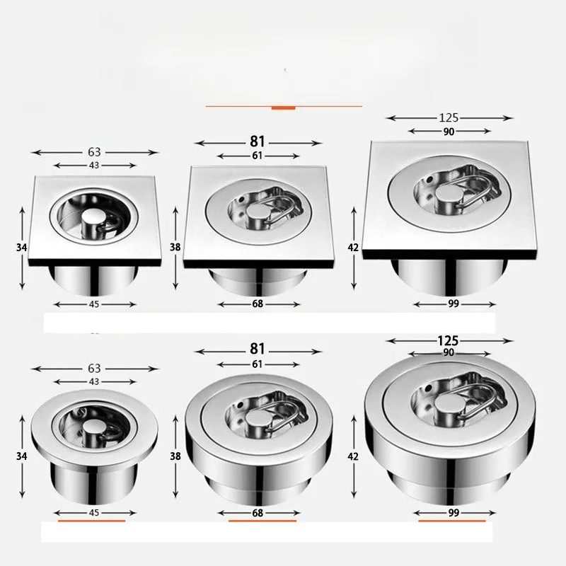 

Fish Pond Floor Drain, Swimming Pool, Fish Pond, Hot Spring Drain, Plug Sealed Drain Valve, Water Stop Valve