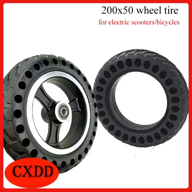 

Колеса сотовой конструкции 200X50 с отверстиями, шины для электросамокатов и тележек, алюминиевые колеса с шинами