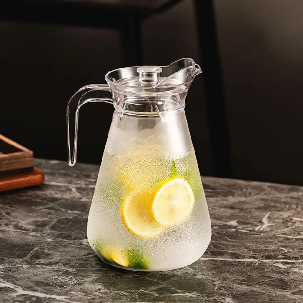 Water Jug Acrylic Cold Water Pot Kettle 1/1.5/2L Water Pot Large Capacity High Temperature Resistant Juice Jug Coffee Jug Teapot