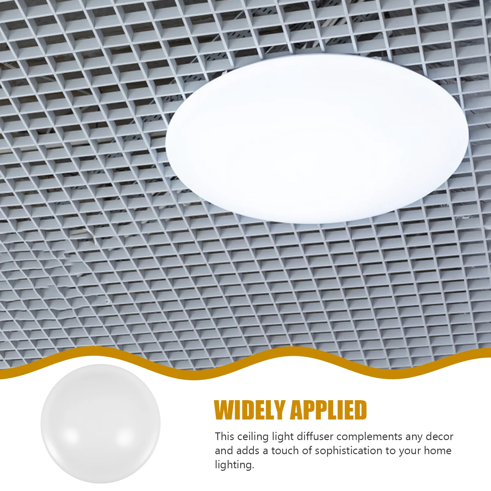 Ceiling Lampshade Light Covers Filters Fixture Replacement Dome Classroom Diffuser PC Office