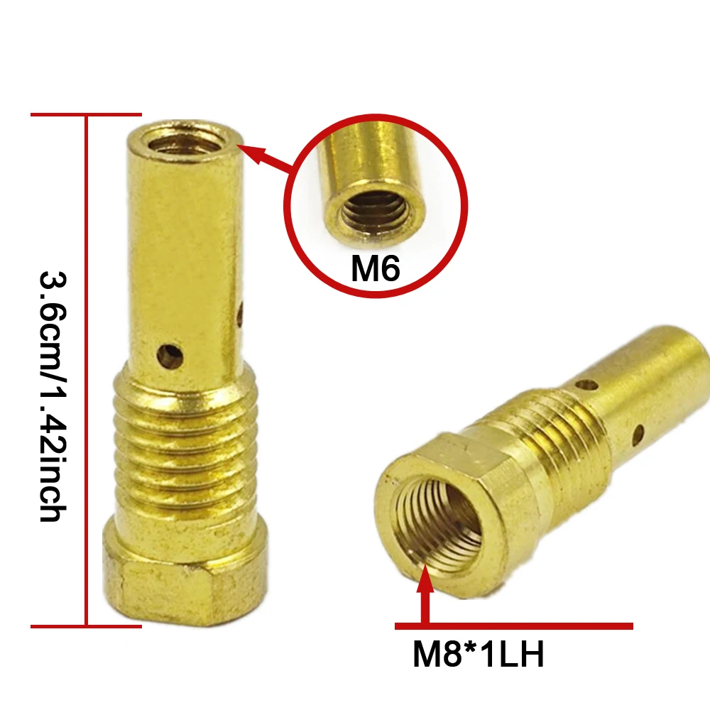 21Pcs 14AK/15AK Gaslose Düse Tipps Schweißen Kit Flux Core Gaslose Düse Schweißen Tipps Ersatz für MIG schweißer Schweißen Werkzeuge – Detail 6