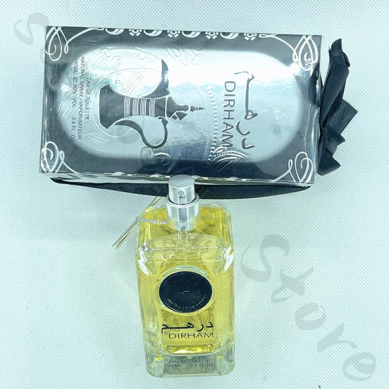 Il profumo della lampada magica araba DIRHAM ha una fragranza a lunga durata, esude fascino maschile e copre l'odore 100 ml