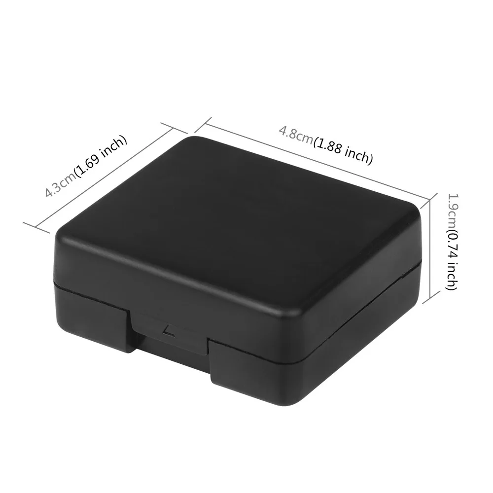 Go Pro 12 Plastic Battery Protective Box Storage Case Bag for GoPro Hero 9 7 Black Session Camera Accessories