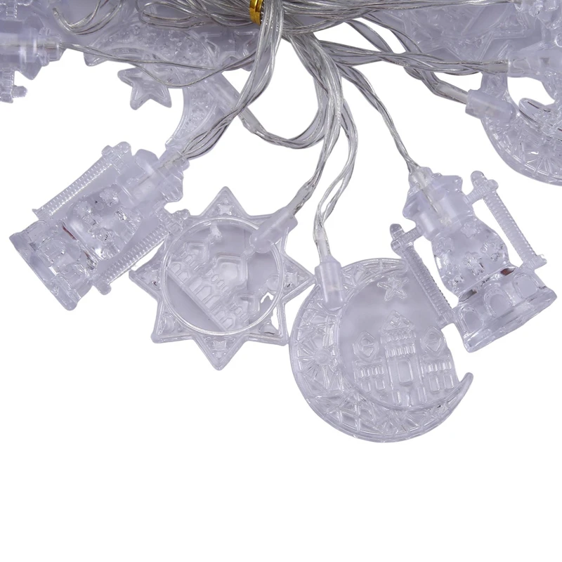 USB luce costante 6 metri 40 lampade Arab Eid Palace Lights Decorative Gulbang Festival Lights luci colorate stringa