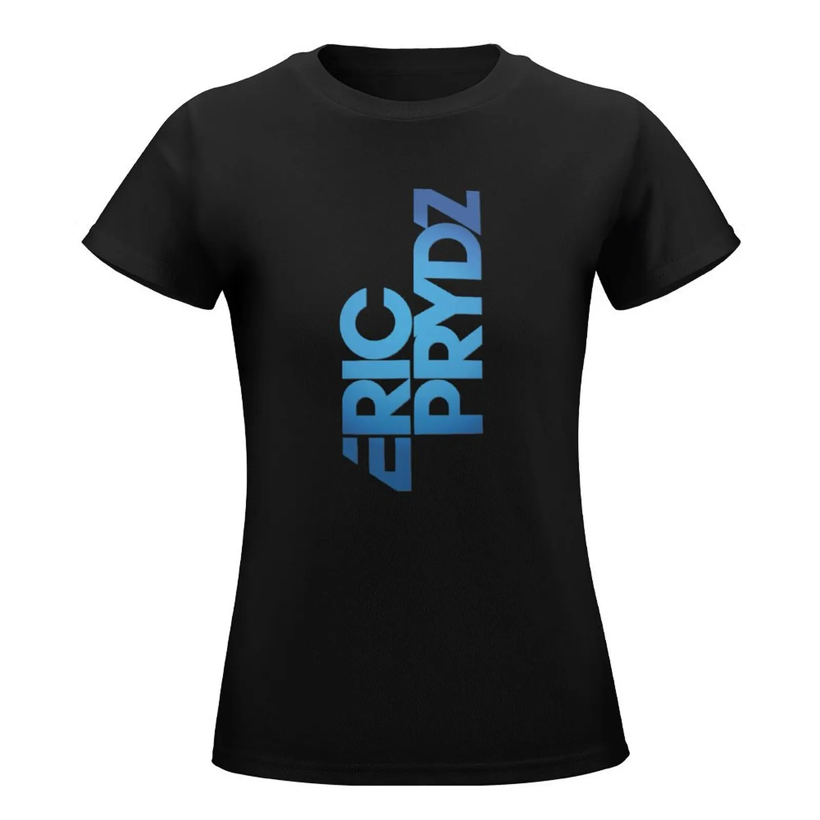 Vertical design Eric Prydz blue color best seller T-Shirt plus sizes funny t shirts for Women graphic