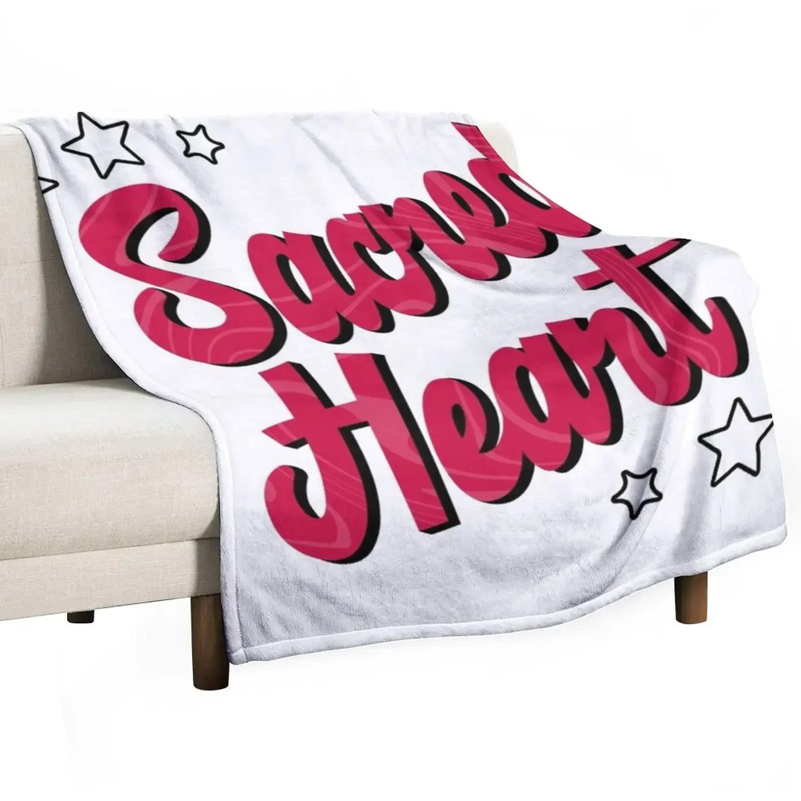 

Sacred Heart Throw Blanket Warm Throw Blanket Gift for Anniversary