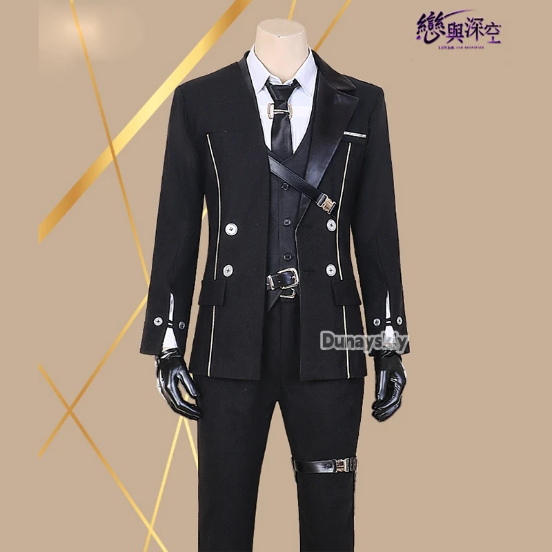 Game Love And Deepspace Cosplay Sylus/Xavier/Zayne/Rafayel Costume Jacket Shirt Pants Suit XS-2XL Men's Suit For Anime Party